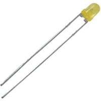 日本ライトン LiteーOn LED， 黄， スルーホール実装， 3 mm 砲弾型 (Tー1)， LTLー4251N 1ロット(100個)（直送品）