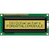 液晶英数字ディスプレイ 半透過型 英数字 黄緑 FC