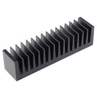 フィッシャー ヒートシンク 長さ:37.5mm 幅:160mm 高さ:40mm， SK85ー37，5ーSA 1個（直送品）