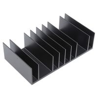 フィッシャー ヒートシンク 長さ:100mm 幅:180mm 高さ:48mm， SK53ー100ーSA 1個（直送品）