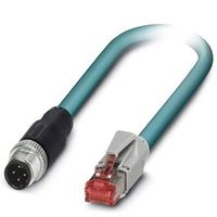 フエニックス・コンタクト Phoenix Contact Cat5e Lanケーブル 3m オスRJ45， 1403499 1個（直送品）