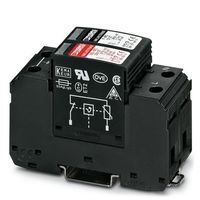 Phoenix Contact サージサプレッサユニット， 275 V ac， 40kA， DINレール， 2804429 1個（直送品）