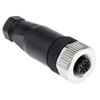 Franz Binder 丸型コネクタ， 4極， ケーブルマウント， 99 0430 14 04 1ロット(100個)（直送品）