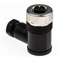 Franz Binder 丸型コネクタ， 4極， M12， ケーブルマウント， 99 0430 24 04 1ロット(100個)（直送品）