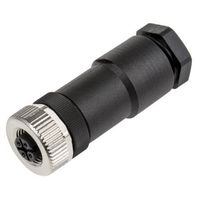 Franz Binder 丸型コネクタ， 4極， M12， ケーブルマウント， 99ー0430ー19ー04 1ロット(100個)（直送品）