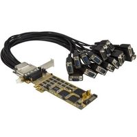 StarTech.com 16ーPort PCIe Serial Card with 16 DB9 RS2 PEX16S550LP 1個（直送品）