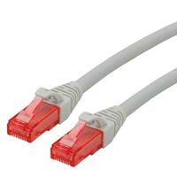 SECOMP Roline Cat6ケーブル， 5m， グレー オスRJ45， U/UTP 21.15.2505-50 1個（直送品）