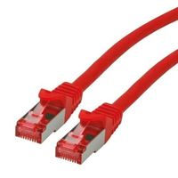 SECOMP Roline Cat6ケーブル， 300mm， 赤 オスRJ45， S/FTP 21.15.2952-50 1個（直送品）