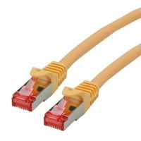 SECOMP Roline Cat6ケーブル， 500mm， 黄 オスRJ45， S/FTP 21.15.2620-100 1個（直送品）