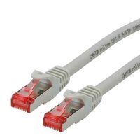 SECOMP Roline Cat6ケーブル， 1m， グレー オスRJ45， S/FTP 21.15.2601-100 1個（直送品）