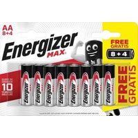 GiWCU[ Energizer P3drC 1.5V 3Ah AA 8+4 MAX RS 1bg(12)iij