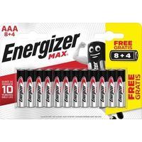 GiWCU[ P4`dr Energizer AJdrC̓d 1.5V AAA 8+4 MAX RS 1bg(12)iij