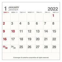 エトランジェ・ディ・コスタリカ 【2022年版】CD 卓上カレンダー CLS-CD-02 1セット（3冊）（直送品）