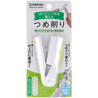 GREEN BELL（グリーンベル） 折りたたみ式 ステンレス製つめ削り NC-303　1個入×6セット（直送品）