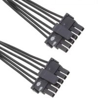 モレックス Molex コネクタ付リード線， コネクタ1極数:6， コネクタ1行数:1， 1451320601 1ロット(2個)（直送品）