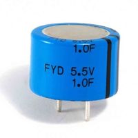 KEMET 電気二重層コンデンサ 5.5V dc 0.047F リード品 FYH0H473ZF 1ロット（2個）（直送品）