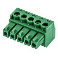 Phoenix Contact クランプ金具， MC 1.5/ 5ーSTー3.81シリーズ， 3.81mmピッチ ， 緑 1803604（直送品）