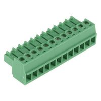Phoenix Contact 基板用端子台， MC 1.5/12ーSTー3.81シリーズ， 3.81mmピッチ ， 緑 1803675（直送品）