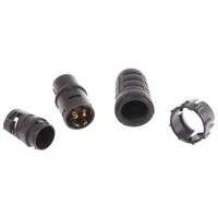 Switchcraft 丸型コネクタ， 4極， ケーブルマウント， EN3C4FX 1個（直送品）