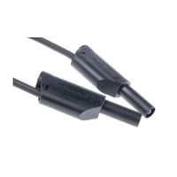 Schutzinger テストリード線 1kV， 黒， 500mm RS VSFK 8701 / 2.5 50 SW 1個（直送品）