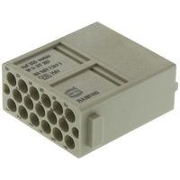 ハーティング モジュール オス HanーModularシリーズ，17極 3列 09140173001 1個（直送品）