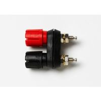 Pomona Electronics バインディングポスト， 黒 ， 赤 6883 1個（直送品）