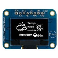 0.96インチ パッシブマトリクス 有機EL ディスプレイ 白， ， 128 x 64 COB MDOB128064VV-WI 1個（直送品）