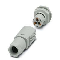 フエニックス・コンタクト Phoenix Contact 丸型コネクタ， 3極， パネルマウント， 1047322 1個（直送品）