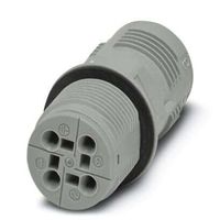 フエニックス・コンタクト Phoenix Contact 丸型コネクタ， 4極， パネルマウント， 1423968 1個（直送品）