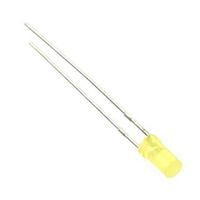 LED， 黄， スルーホール実装， 3 mm 砲弾型 (Tー1)， Lー424YDT 1ロット(5個)（直送品）