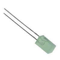 Kingbright Electronic LED， 緑， スルーホール実装， 長方形， Lー1553GDT 1ロット(5個)（直送品）