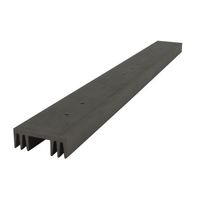 LEDマウント， ILS Power Linear 6 ストリップ用 ILA-HSINK-STRIP-309X29X12MM-BLK 1個（直送品）