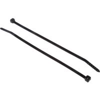 Thomas & Betts 結束バンド， 142mm x 3.6 mm， 黒， ナイロン 66， 7TAG054360R0141 TY12（直送品）