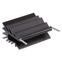 ABL Aluminium Components ヒートシンク 長さ:35mm 幅:16mm 高さ:27mm， PPC0350BP 1個（直送品）