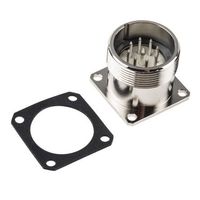 Lapp Japan 丸型コネクタ， 9極， パネルマウント， 50101200+00008764 1個（直送品）