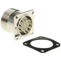 Lapp Japan 丸型コネクタ， 12極， パネルマウント， 50101200+00008702 1個（直送品）