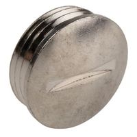 Lapp Japan ケーブルグランドプラグ，ブランキング，材質:ニッケルめっき真鍮，径:PG11 52003400 1ロット(5個)（直送品）