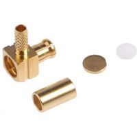 Radiall 同軸コネクタ プラグ ケーブルマウント MCXコネクタ， R113182000W 1個（直送品）