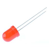 Kingbright Electronic LED， 赤， スルーホール実装， 8mm 砲弾型， Lー793ID 1ロット(5個)（直送品）