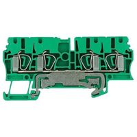 日本ワイドミュラー Weidmuller PE端子 クランプ ZPEシリーズ， 1608660000 1ロット(5個)（直送品）