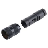 Franz Binder 丸型コネクタ， 12極， ミニチュア， ケーブルマウント， 09ー0129ー70ー12 1個（直送品）