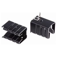 アーウィットサーマロイ ヒートシンク 長さ:19.5mm 幅:12.7mm 高さ:13mm， 437683 1ロット(5個)（直送品）