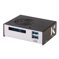 KKSB 拡張ボードケース， ODROID XU4 Board 用 ケース， アルミニウム， 黒， 白 110228 1個（直送品）