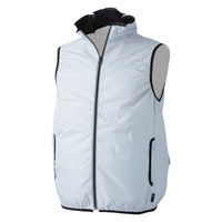 ファン付きウェアセット EFウェア ライトファンバッテリーセット ベストL シルバー 中国産業