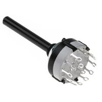 Lorlin ロータリスイッチ 6極 パネルマウント CK