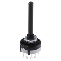 Lorlin ロータリスイッチ4極 パネルマウント CK