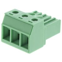 Phoenix Contact 基板接続用ピンヘッダ， PC 4/ 3ーSTー7.62シリーズ， 7.62mmピッチ ， 緑 1804917（直送品）