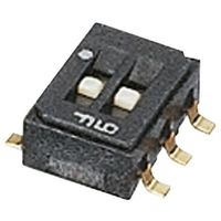 日本電産コパル電子 ディップスイッチ， スライド， DPDT-NO / NC CAS-D20B 1ロット（5個）（直送品）
