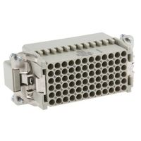 Harting ヘビーデューティコネクタ Han DD シリーズ オス 72極 10A 250 V 16 B 09160723001 1個（直送品）