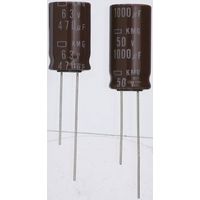 日本ケミコン コンデンサ 10μF， ，50V dc， EKMG500ELL100ME11D（直送品）